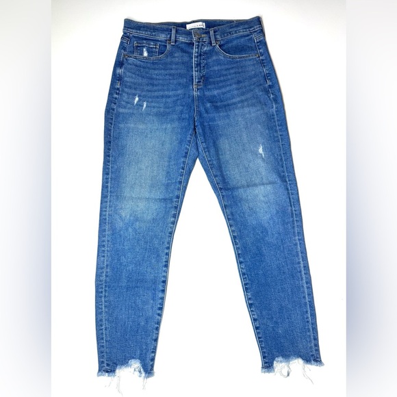 Loft Women's High Waist Skinny Blue Jeans Size- 29 - Picture 1 of 8